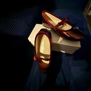 NWT Cupcake & Cashmere Burgundy Flats with Bow